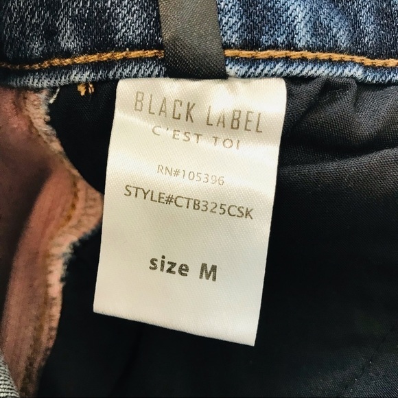 Black Label Denim Pink Corduroy Distressed Raw Hem Jean Mini Skirt - Picture 6 of 7